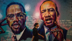 Malcolm X and Dr. MLK, Jr.